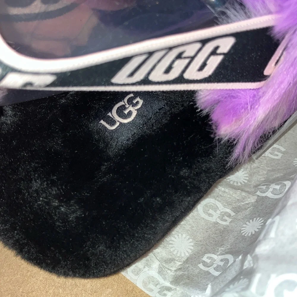 UGG RARE W Oh Yeah Tie Dye Sandals Size 9 NEW and New In Box with Care Card - Picture 10 of 12